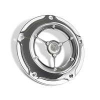 Clarity Derby Cover – Chrome. Fits Touring 2016up.