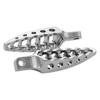 Mid Mount Control Moto Footpegs – Chrome. Fits Dyna, Sportster & V-Rod with a 45 Degree Male Mount Footpeg.