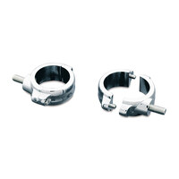 49mm Fork Turn Signal Clamps – Chrome.