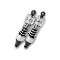 412 Series, 11.5in. Heavy Duty Spring Rate Rear Shock Absorbers – Chrome. Fits Sportster 2004-2021