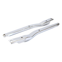 Rear Fender Struts – Chrome. Fits FX 1972-1985 with 4 Speed Transmission, Swing Arm & FX Style Fender.