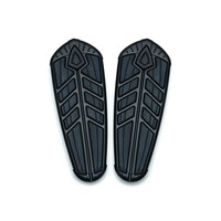 Front Spear Floorboard Inserts – Black. Fits Indian 2014up.