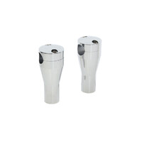 4in. Round Top Risers – Chrome. Fits 1in. Handlebar.
