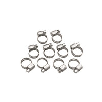 Stainless Steel Hose Clamps. Fits 7/32 to 5/8in. OD hose