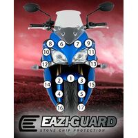 Eazi-Guard Paint Protection Film for Suzuki GSX-S 1000F 2015 - 2017, gloss or matte