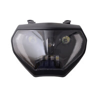 LED Headlight Insert – Black. Fits Yamaha FZ09 2014-2016 & 2018 and MT09 2014-2016 & 2018