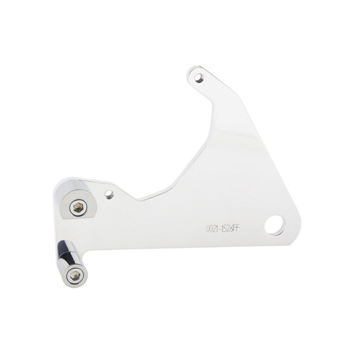 Left Hand Rear Caliper Mount – Polished. Fits Sportster 1984-1999 with 11.5in. Disc Rotor when using Performance Machine 125x4RSPH Caliper.