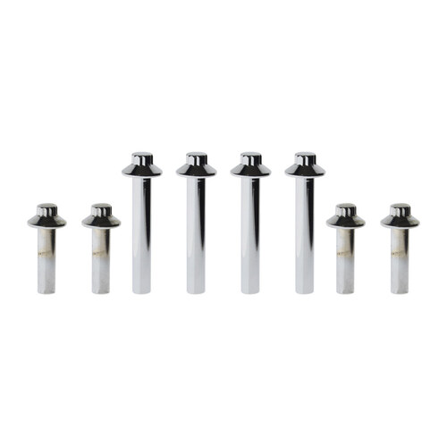 Head Bolts with Polished 12 Point – Chrome. Fits Big Twin 1992-2017 & Sportster 1993-2021.