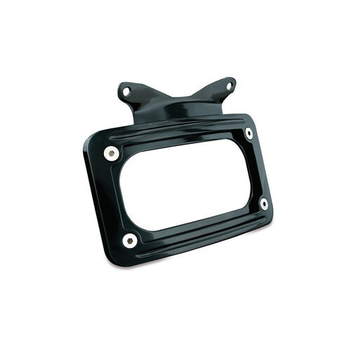 Curved Number Plate Mount – Black. Fits most Touring 2010up.