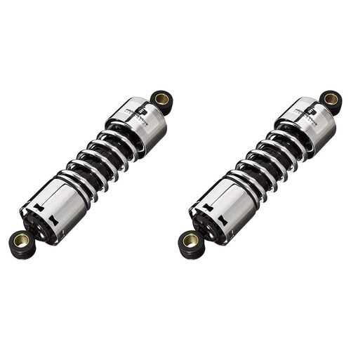 412 Series, 11in. Standard Spring Rate Rear Shock Absorbers – Chrome. Fits Sportster 2004-2021