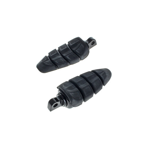 Kinetic Footpegs with Male Mounts – Black.