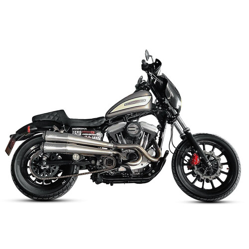 Megaphone Race Exhaust – Stainless Steel. Fits Sportster 2014up.