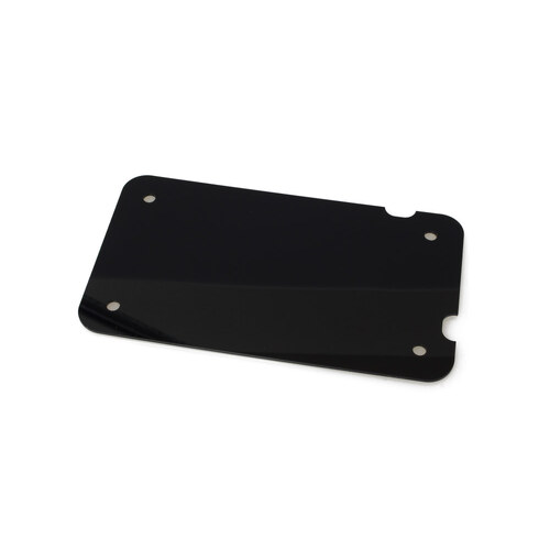 Flat Number Plate Backing Plate – Black.