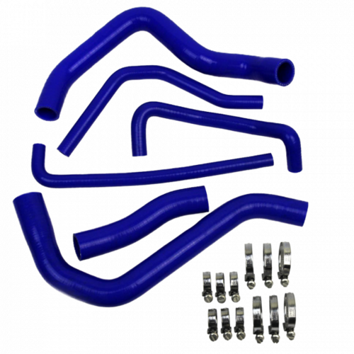 Eazi-Grip Silicone Hose and Clip Kit for Suzuki GSR 600 750, blue